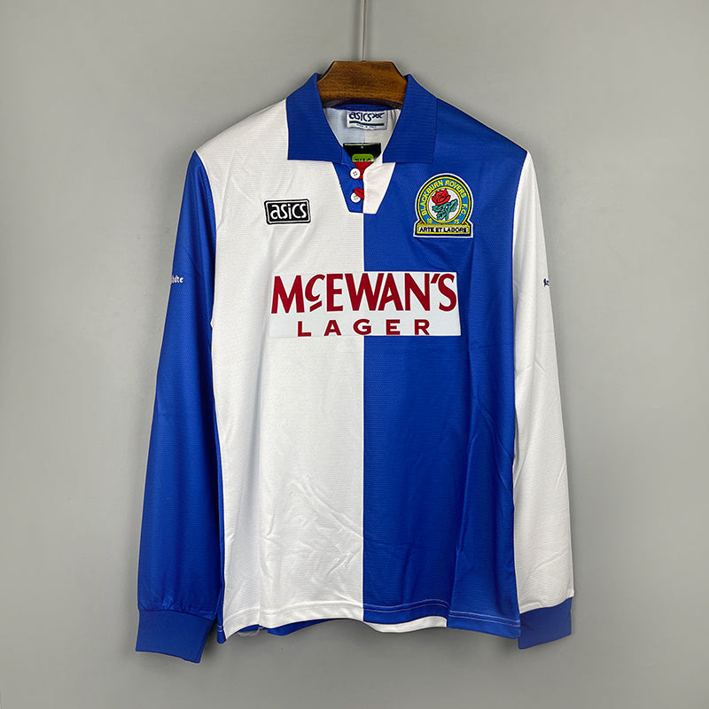 1994 - 1995 Blackburn Home Long Sleeve  - Retro Jersey