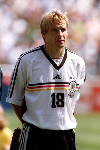 1998 Germany Home - KLINSMANN 18 Print - Retro Jersey