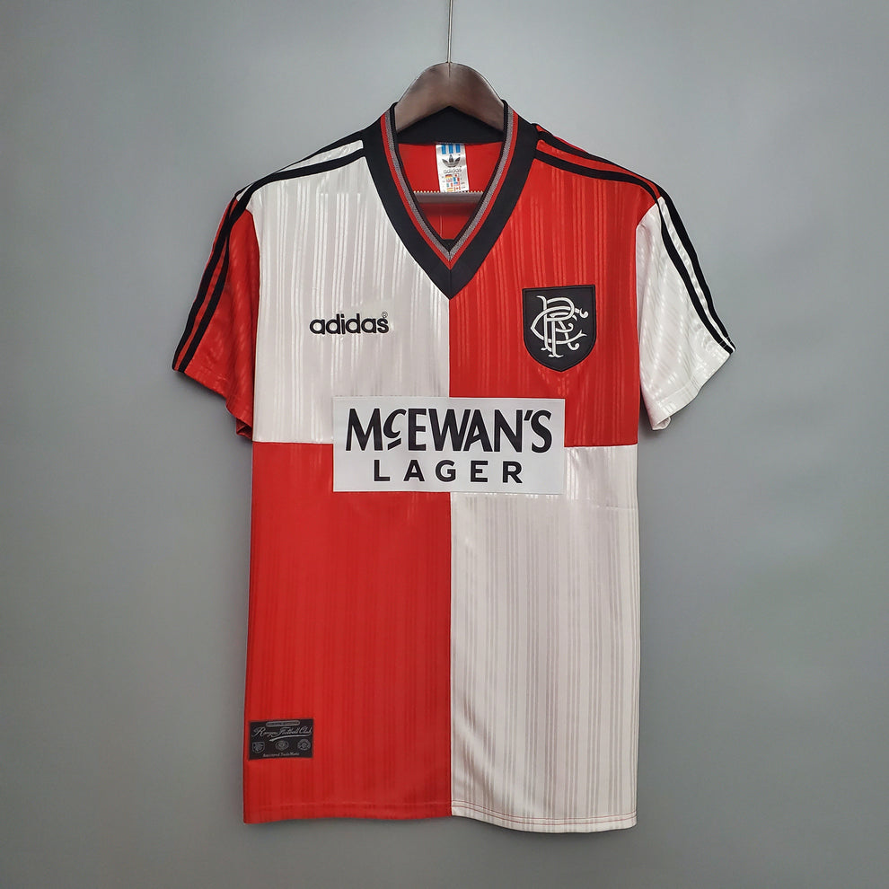 1995 - 1996 Rangers Away - Retro Jersey