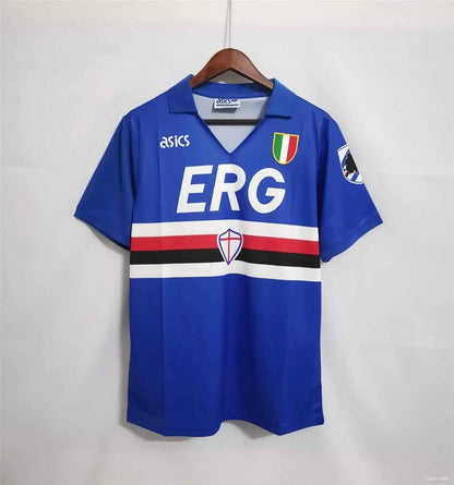 1991- 1992 Sampdoria Home - Retro Jersey