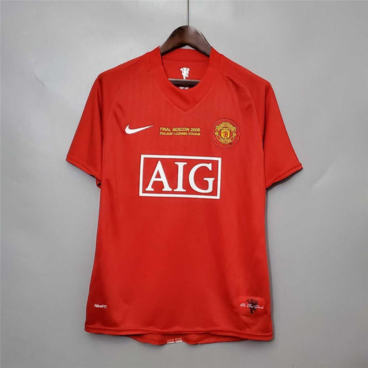 2007 - 2009 Manchester United Home - RONALDO 7 Print - Retro Jersey