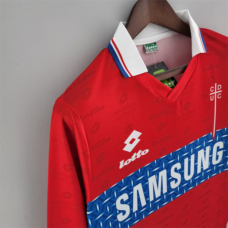 1996 Deportivo Universidad Católica Away - Long Sleeve - Retro Jersey