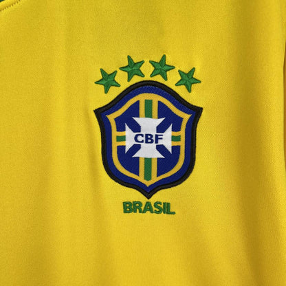 1998 Brazil Home - Long Sleeve - Retro Jersey