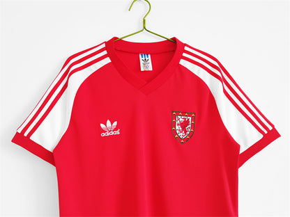 1982 Wales Home Retro Jersey