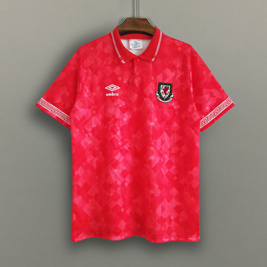 1990 - 1992 Wales Home Retro Jersey