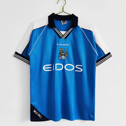 1999 - 2001 Manchester City Home   - Retro Jersey