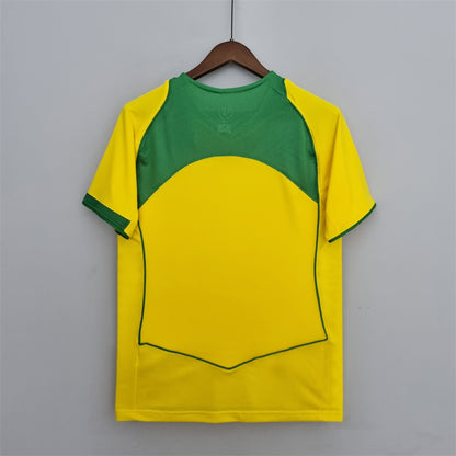 2004 Brazil Home  - Retro Jersey