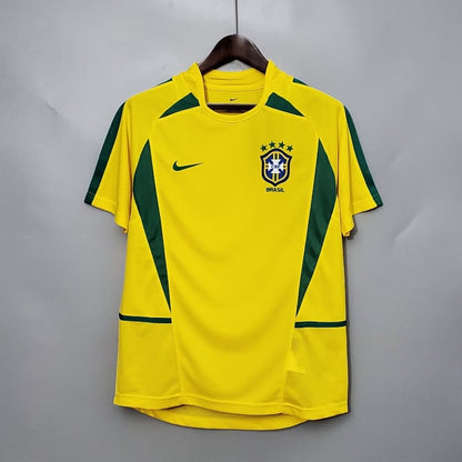 2002 Brazil Home  - Retro Jersey