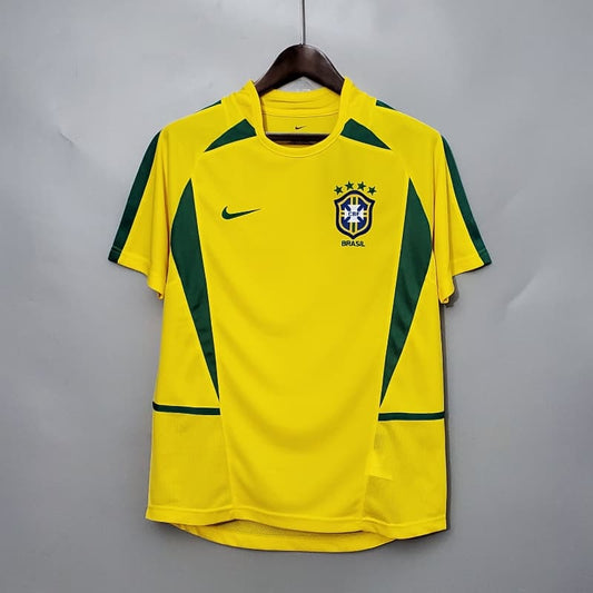 2002 Brazil Home  - Retro Jersey - Ronaldinho 11 Print