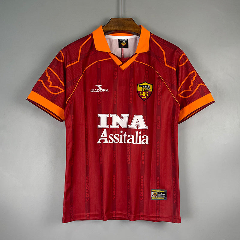 1999 - 2000 Roma Home - Retro Jersey