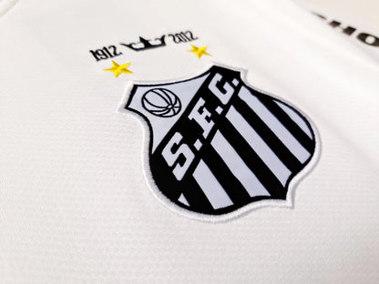 2012 Santos Home NEYMAR JR 11 Print - Retro Jersey