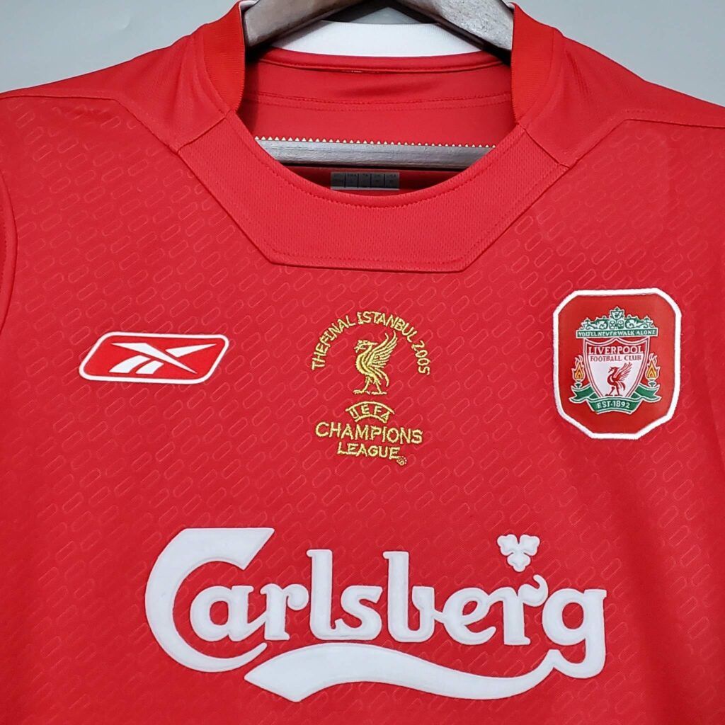 2005 Liverpool Home - Champions Leauge Winning - Retro Jersey