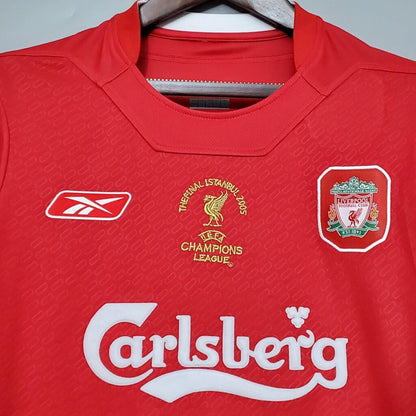 2005 Liverpool Home - Champions Leauge Winning - GERRARD 8 Print - Jersey