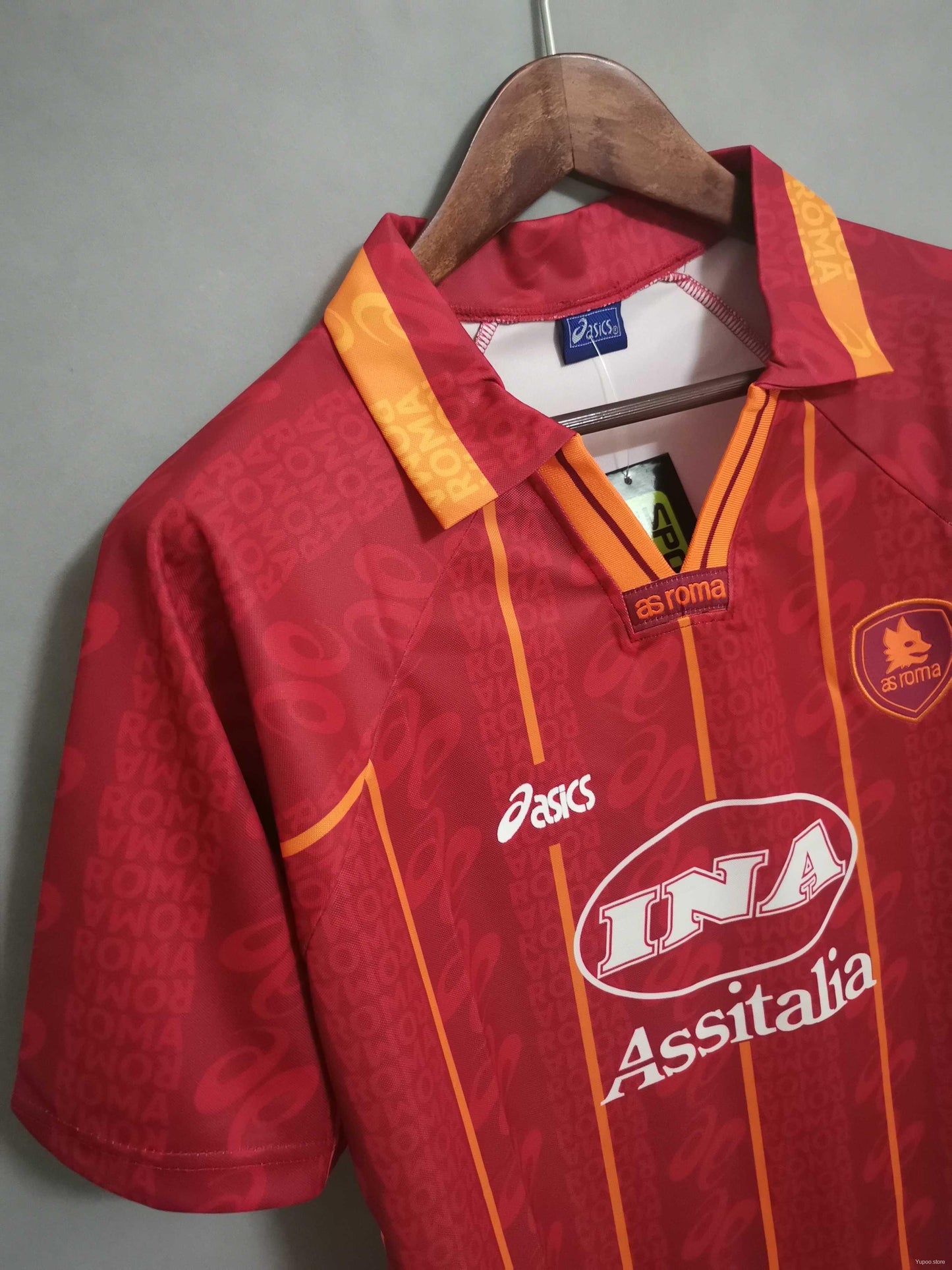 1996 - 1997 Roma Home - Retro Jersey