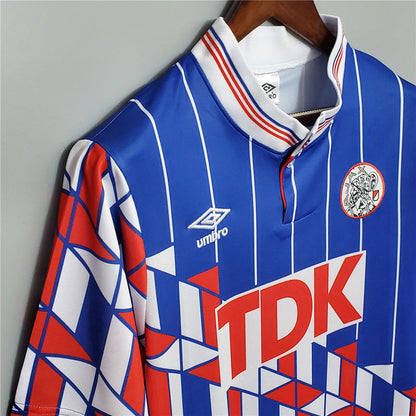 1990 Ajax Away - BERGKAMP 10 - Retro Jersey