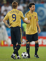 Spain 2008 Away - TORRES 9 Print - Retro Jersey