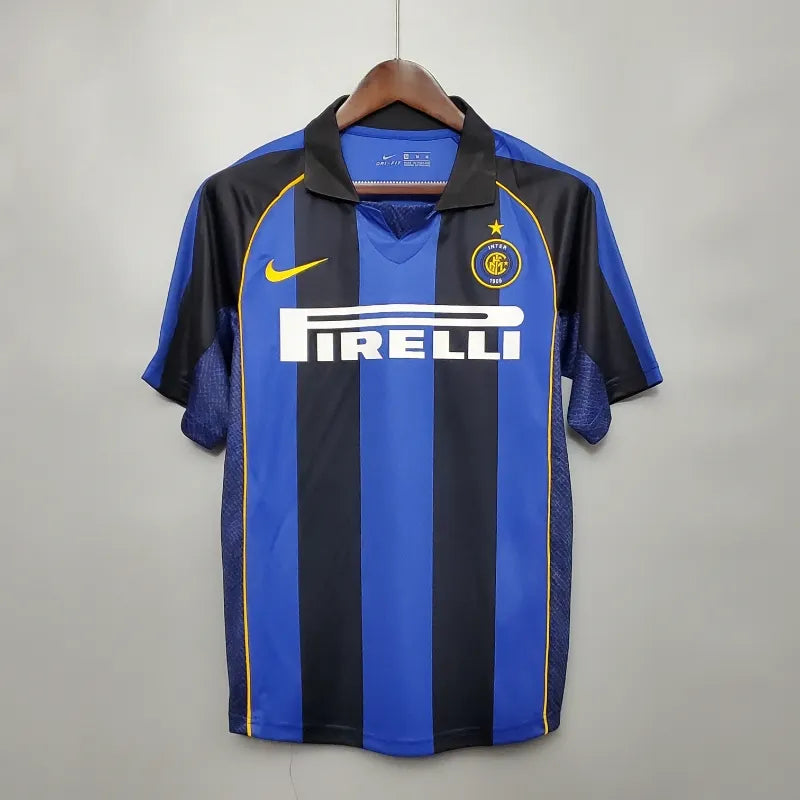 2001 - 2002 Inter Milan Home  - Retro Jersey