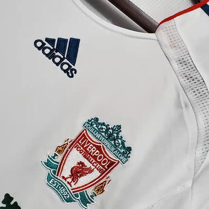 2006 - 2007 Liverpool Away  Long Sleeve - Retro Jersey