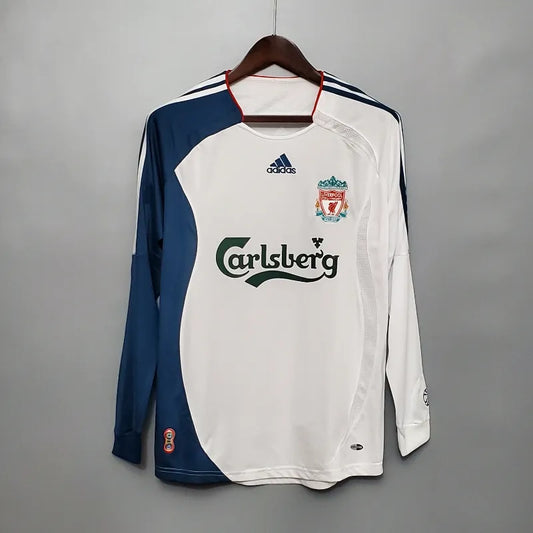 2006 - 2007 Liverpool Away  Long Sleeve - Retro Jersey