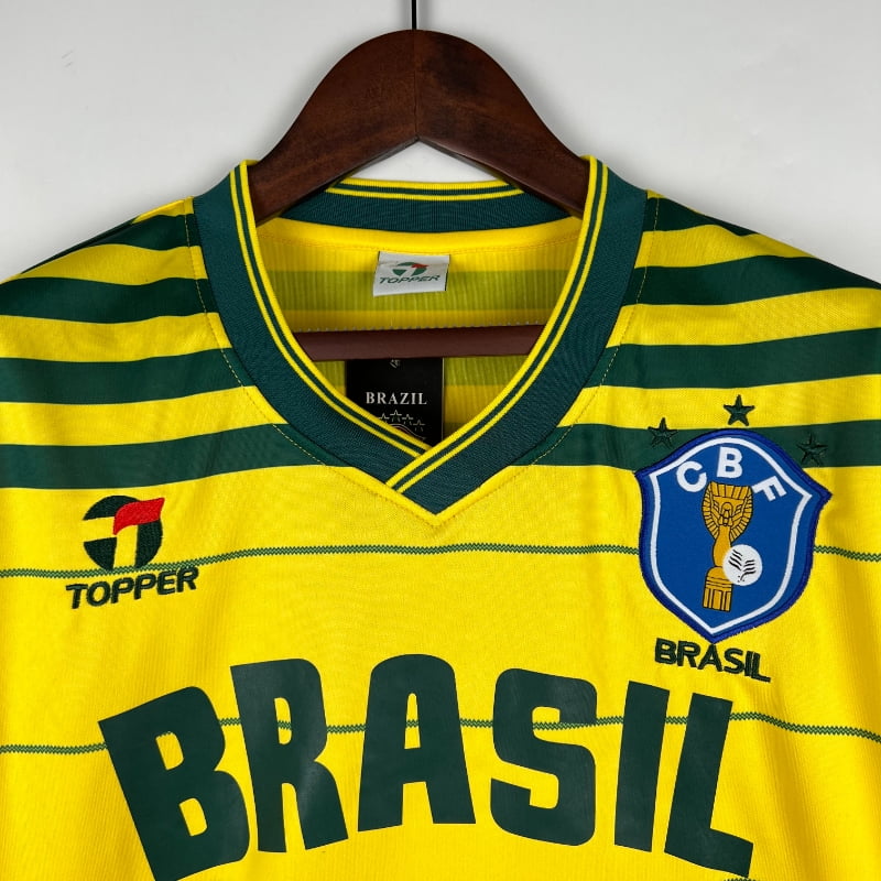 1984 Brazil Home - Retro Jersey