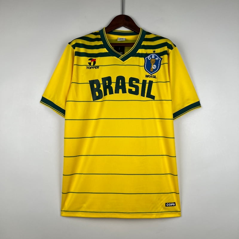 1984 Brazil Home - Retro Jersey