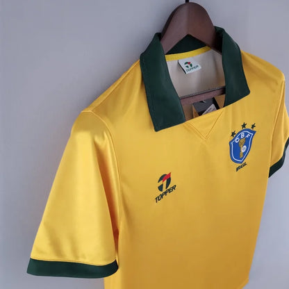 1988 Brazil Home - Retro Jersey