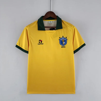 1988 Brazil Home - Retro Jersey