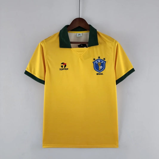 1988 Brazil Home - Retro Jersey