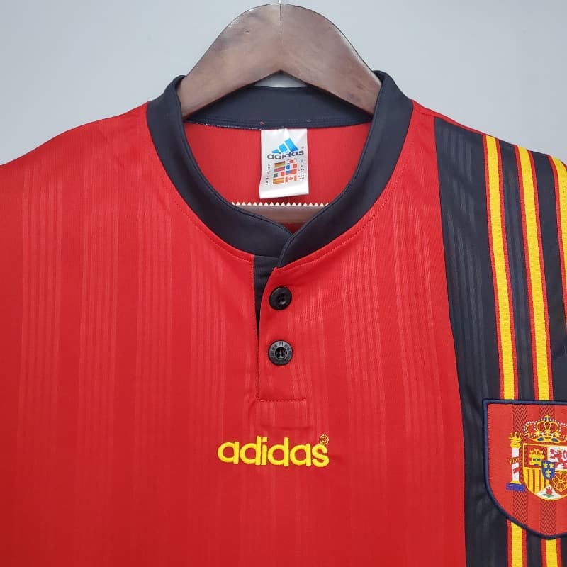 1996 Spain Home - Retro Jersey