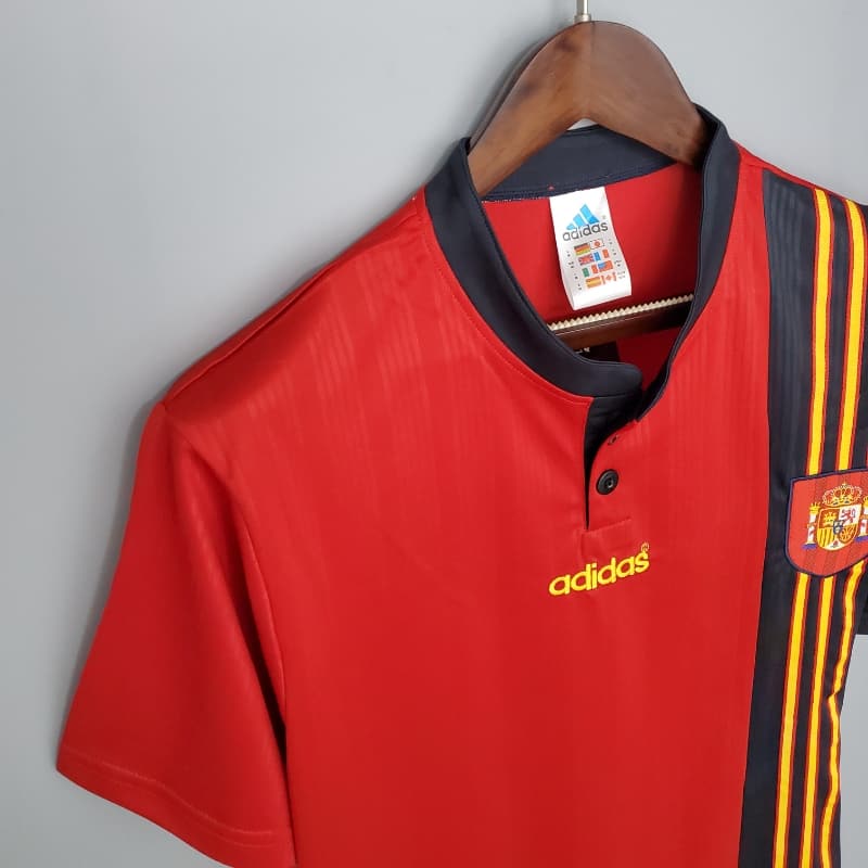 1996 Spain Home - Retro Jersey