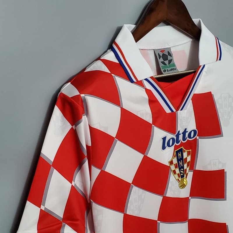 1998 Croatia Home - Retro Jersey