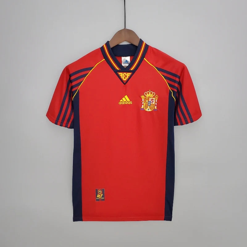 1998 Spain Home - Retro Jersey