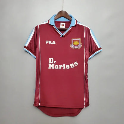 1999 - 2001 West Ham Home - DI CANIO 10 PRINT - Retro Jersey