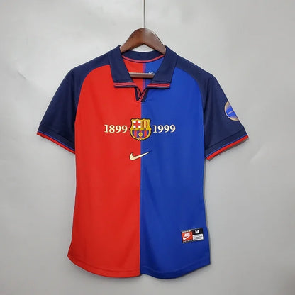 1999 Barcelona Home Retro Jersey