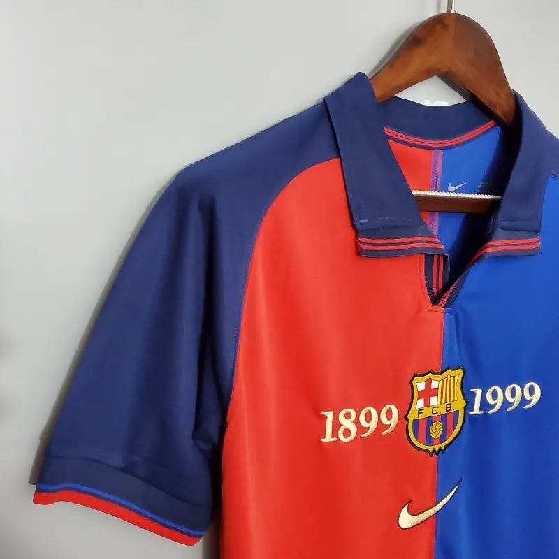 1999 Barcelona Home Retro Jersey