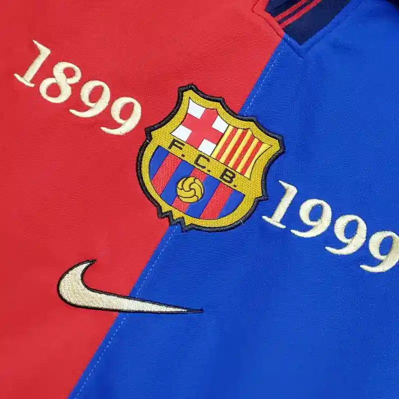 1999 Barcelona Home Retro Jersey