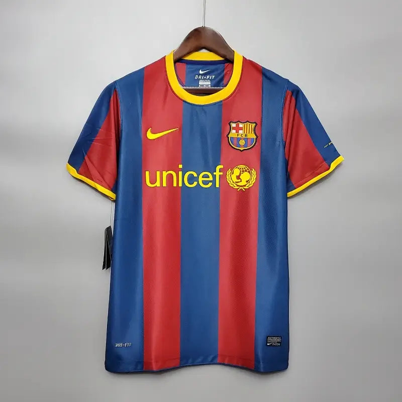 2010 - 2011 Barcelona Home XAVI 6 Print - Retro Jersey