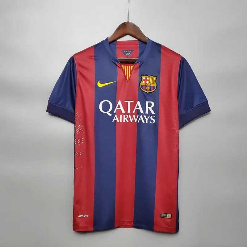 2014 - 2015 Barcelona Retro Home Jersey - Neymar 11 Print – Footy Archive