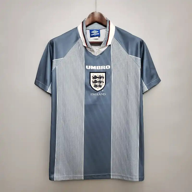 1996 England Away - GASCOIGNE 8 Print - Retro Jersey