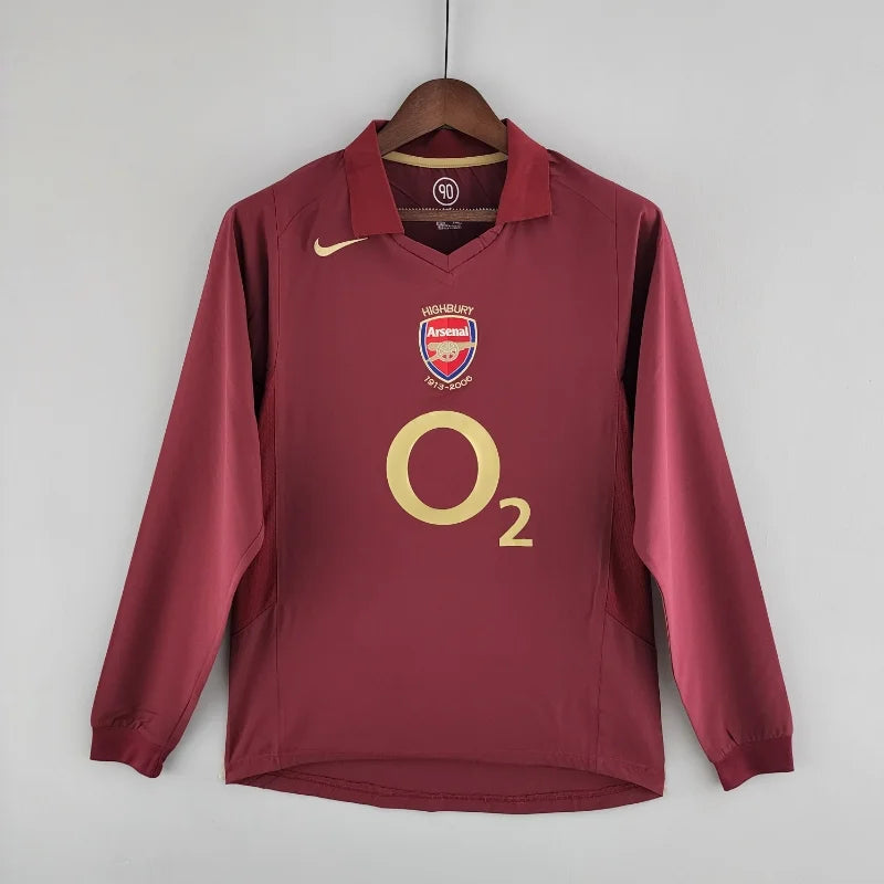 2005 - 2006 Arsenal Home - Long Sleeve - Retro Jersey