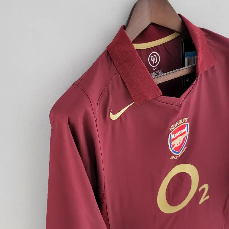 2005 - 2006 Arsenal Home - Long Sleeve - Retro Jersey