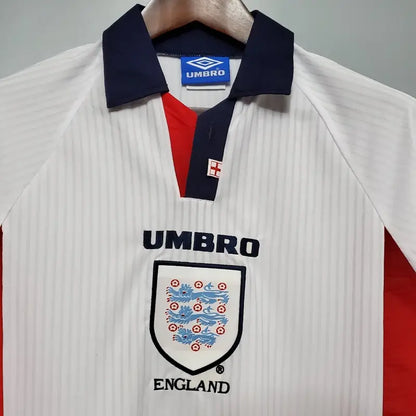 1998 England Home Retro Jersey - long Sleeve