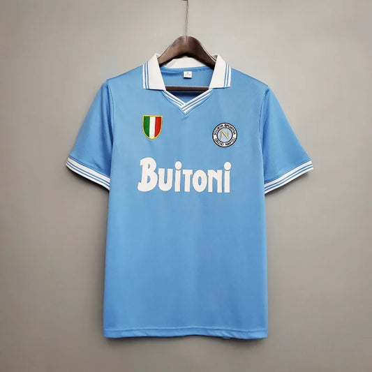 1986 - 1987 Napoli Home - Retro Jersey