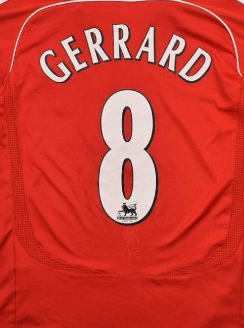 2006 - 2007 Liverpool Home - GERRARD 8 Print