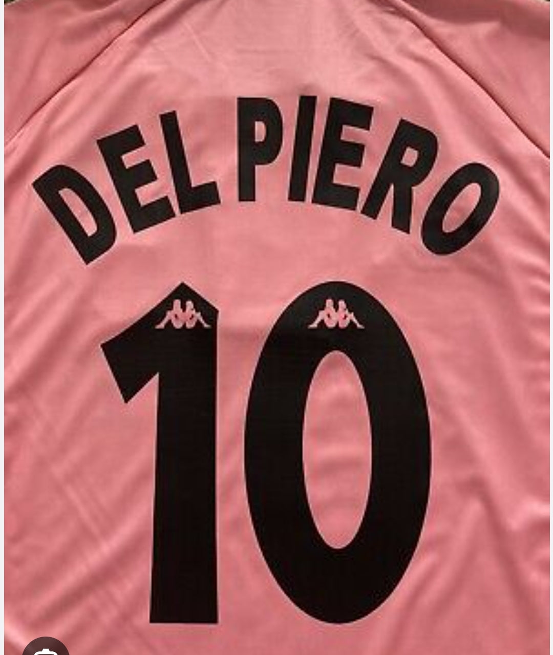 1997 - 1998 Juventus Away - DEL PIERO 10 Print - Retro Jersey