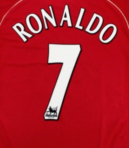 2006 - 2007 Manchester United Home - RONALDO 7 - Long Sleeve - Retro Jersey