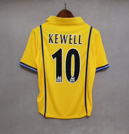 2000 - 2001 Leeds United Away  KEWELL 10 Print - Retro Jersey