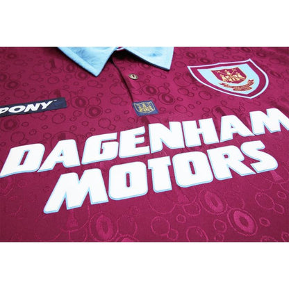 1995-1997 West Ham Home Long Sleeve  - Retro Jersey