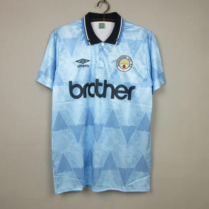 1988 - 1990 Manchester City Home  - Retro Jersey