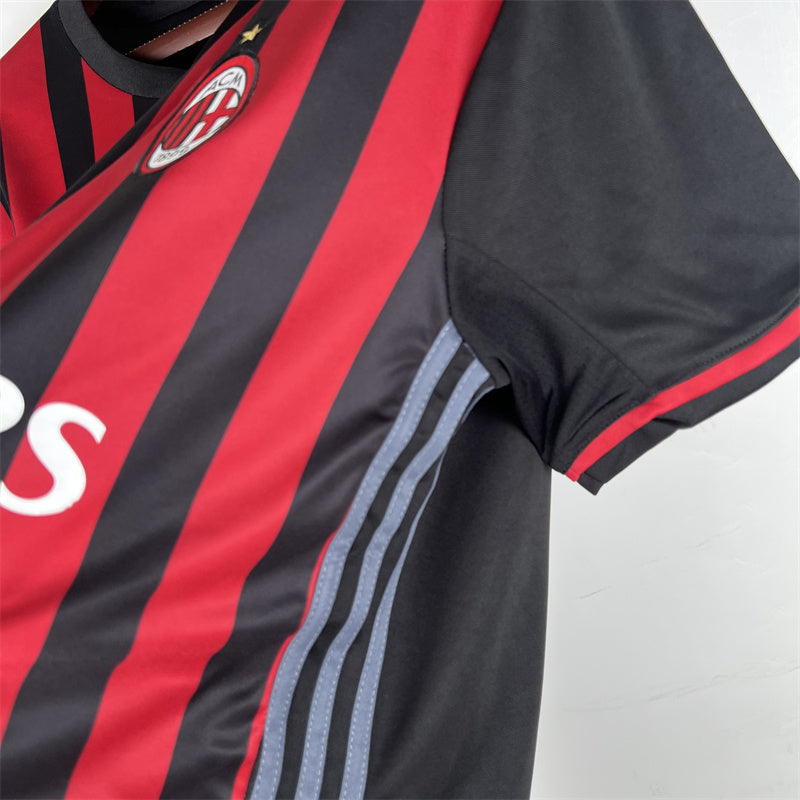 2016 - 2017 AC Milan Home  - Retro Jersey